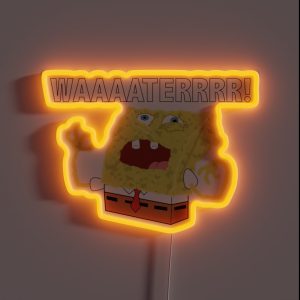 WAAAATERRRRRR RGB Neon Sign