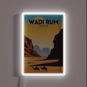 Wadi Rum Vintage RGB Neon Sign Wadi Rum Vintage RGB Neon Sign