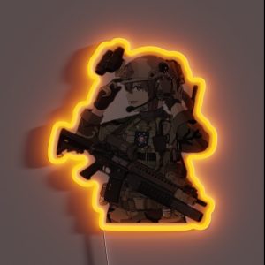 Waifu Operator RGB Neon Sign