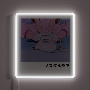 Waiting For Your Call Retro Anime Aesthetic RGB Neon Sign