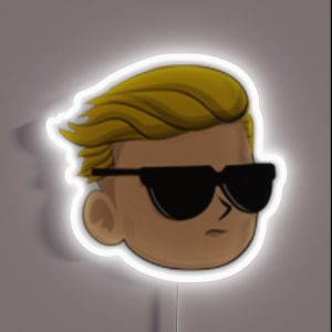 Wall Street Boy RGB Neon Sign