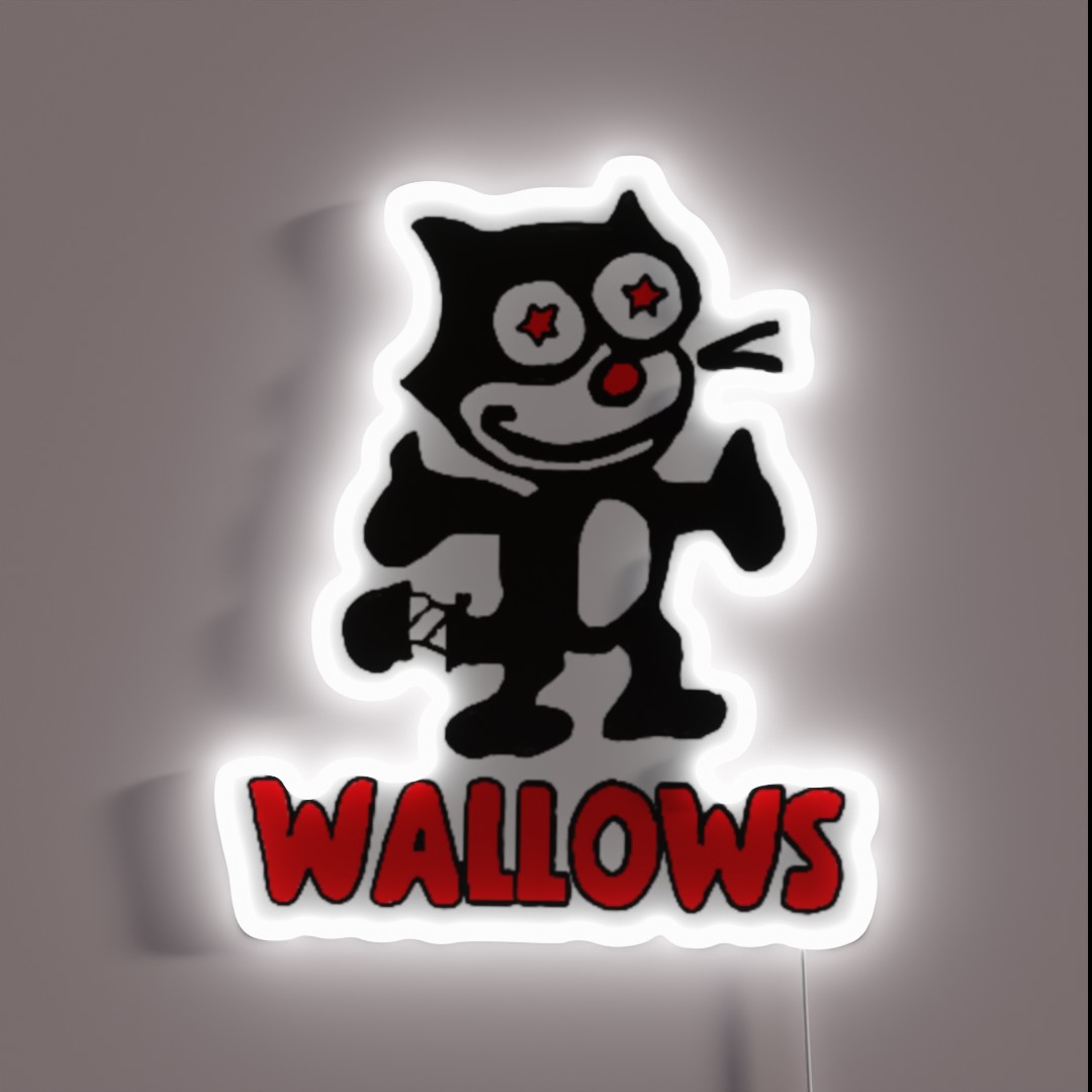 Wallows Cat RGB Neon Sign Wallows Cat RGB Neon Sign