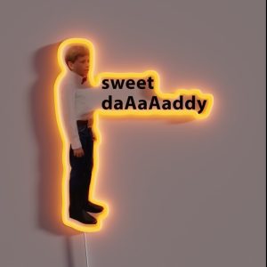 Walmart Yodel Kid Sweet Daddy RGB Neon Sign