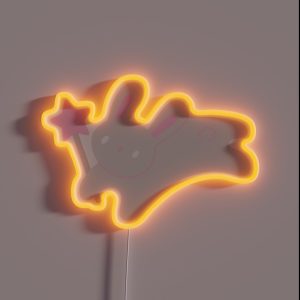 Wand And A Rabbit RGB Neon Sign