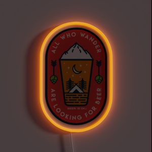 Wander For Beer RGB Neon Sign
