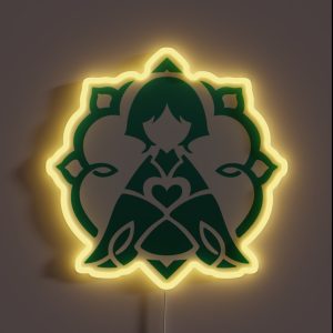 Wanderer Logo Genshin Impact RGB Neon Sign