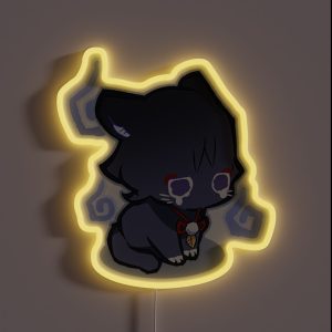 Wanderer Scaramouche Genshin Impact RGB Neon Sign