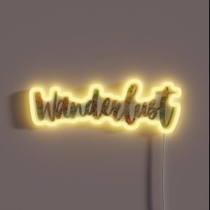 Wanderlust RGB Neon Sign Wanderlust RGB Neon Sign