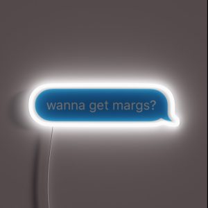 Wanna Get Margaritas RGB Neon Sign