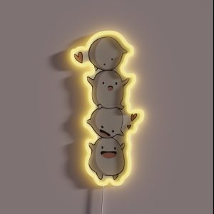 Warawara The Boy And The Heron RGB Neon Sign