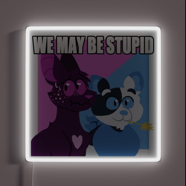 Warrior Cats Barley And Ravenpaw We May Be RGB Neon Sign