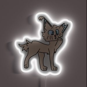 Warrior Cats Berrynose But Taken Literally RGB Neon Sign