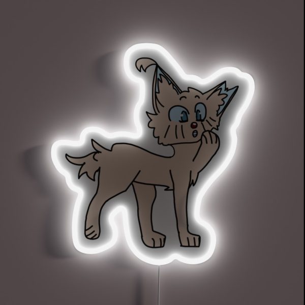 Warrior Cats Berrynose But Taken Literally RGB Neon Sign