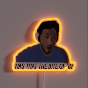 WAS THAT THE BITE OF 87 RGB Neon Sign