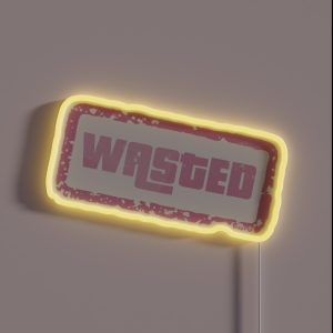 WASTED RGB Neon Sign