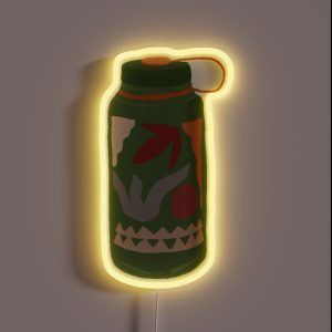 Water Bottle RGB Neon Sign
