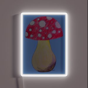 Watercolor Amanita Muscaria RGB Neon Sign