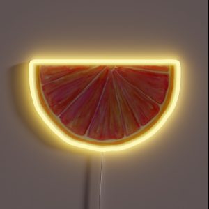 Watercolor Citrus RGB Neon Sign