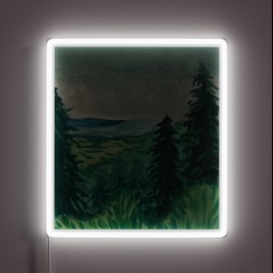 Watercolor Landscape RGB Neon Sign