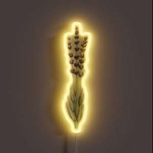 Watercolor Lavender RGB Neon Sign