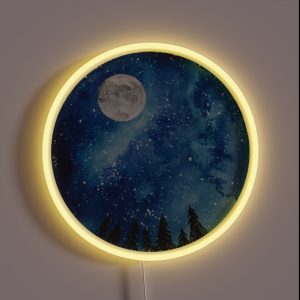 Watercolor Starry Night RGB Neon Sign Watercolor Starry Night RGB Neon Sign