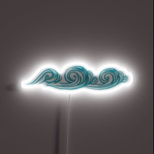 Watercolor Wave RGB Neon Sign Watercolor Wave RGB Neon Sign