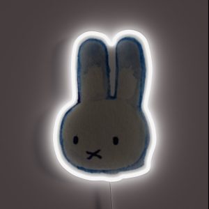 Watercolour Miffy Head RGB Neon Sign Watercolour Miffy Head RGB Neon Sign