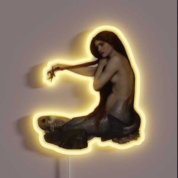 Waterhouse S A Mermaid RGB Neon Sign