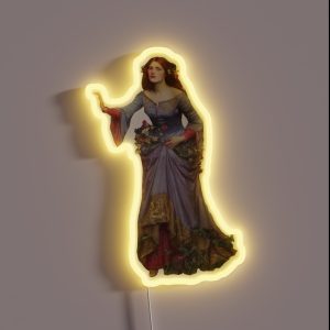 Waterhouse S Ophelia RGB Neon Sign