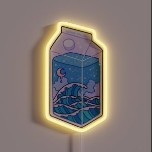 Wave Milk RGB Neon Sign