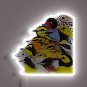 Wave Of Warblers RGB Neon Sign