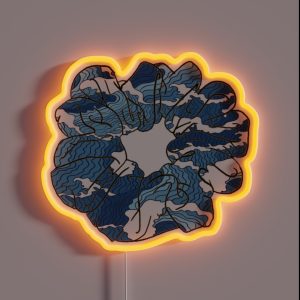 Wave Scrunchie RGB Neon Sign Wave Scrunchie RGB Neon Sign