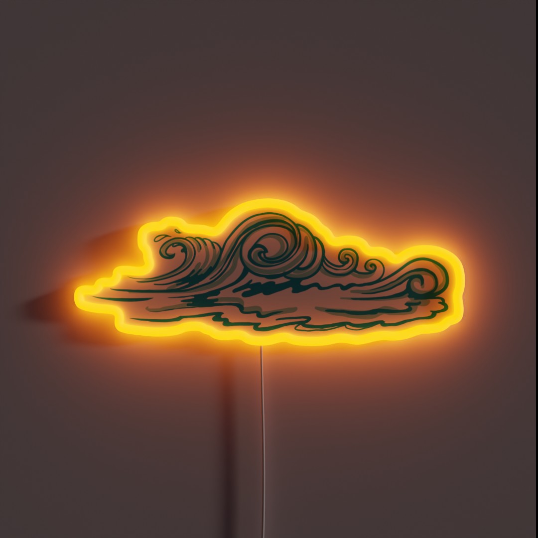 Waves RGB Neon Sign Waves RGB Neon Sign