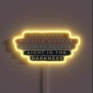 Waymaker RGB Neon Sign
