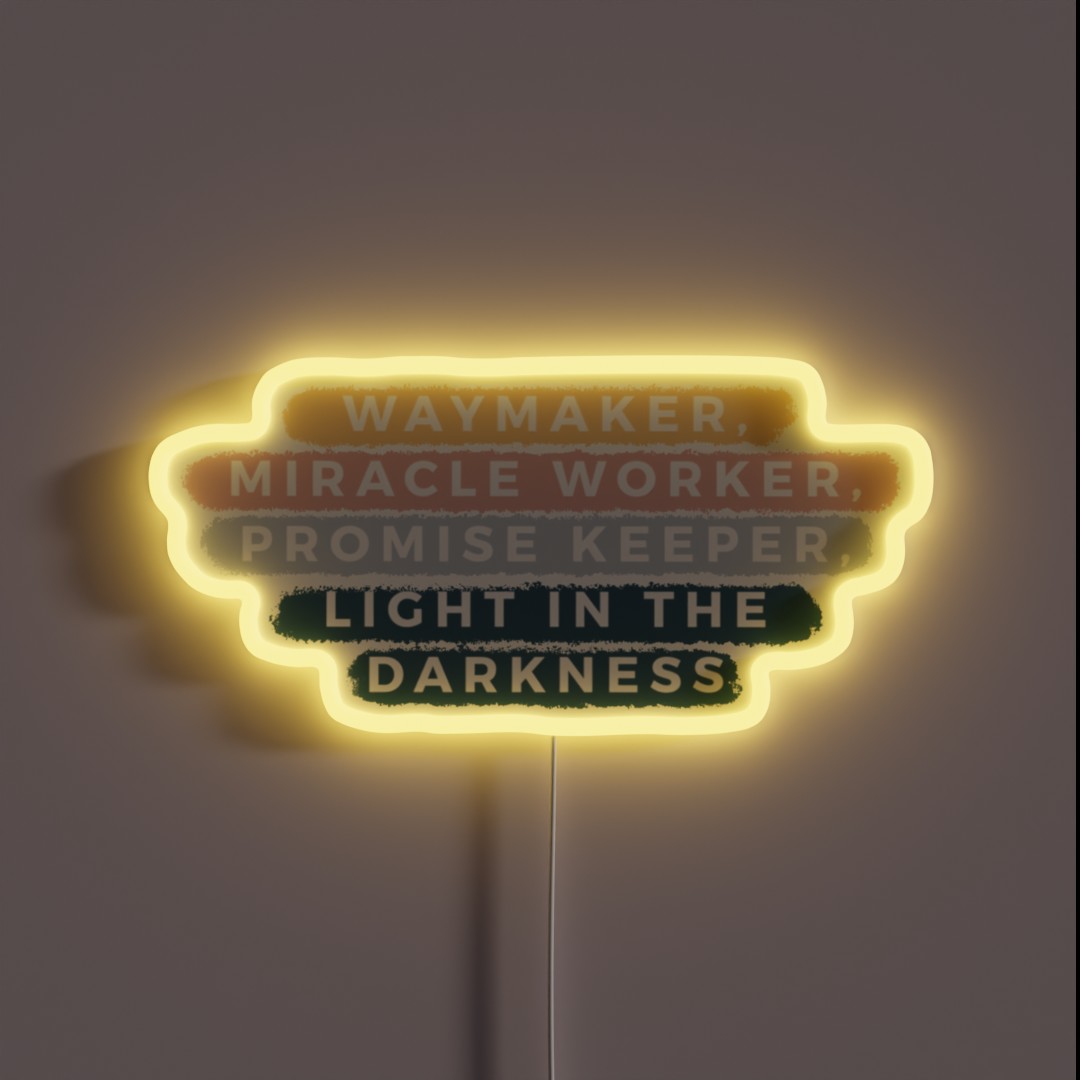 Waymaker RGB Neon Sign Waymaker RGB Neon Sign