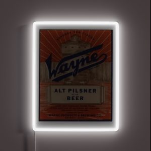Wayne Pilsner Style Beer RGB Neon Sign Wayne Pilsner Style Beer RGB Neon Sign