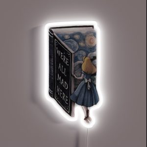 We Re All Mad Here RGB Neon Sign