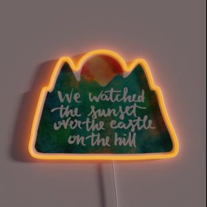 We Watched The Sunset RGB Neon Sign We Watched The Sunset RGB Neon Sign