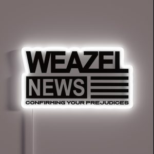 Weazel News RGB Neon Sign