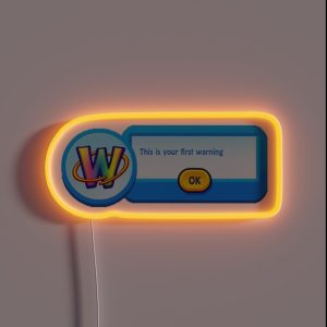 Webkinz Notification RGB Neon Sign Webkinz Notification RGB Neon Sign