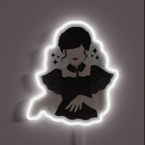 Wednesday Addams Dance RGB Neon Sign