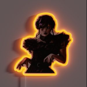 Wednesday Addams RGB Neon Sign