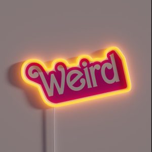 Weird Barbie RGB Neon Sign Weird Barbie RGB Neon Sign