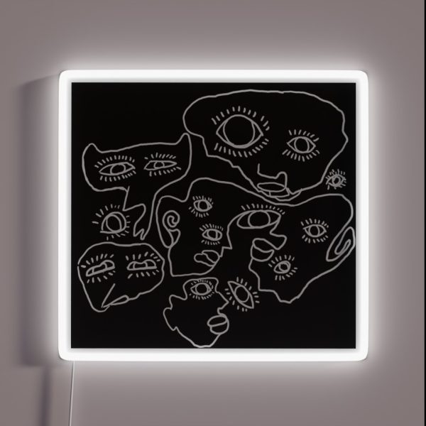 Weird Lookin Dudes RGB Neon Sign