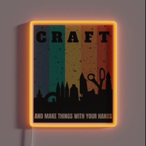 Welcome To Craft City RGB Neon Sign