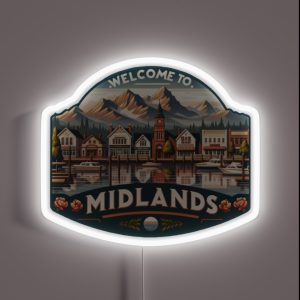 Welcome To Midlands RGB Neon Sign