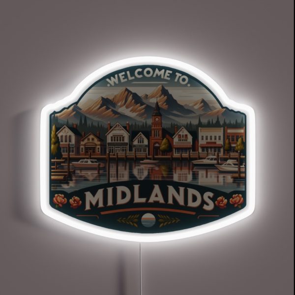 Welcome To Midlands RGB Neon Sign