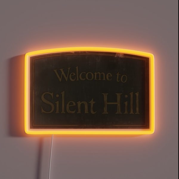 Welcome To Silent Hill RGB Neon Sign