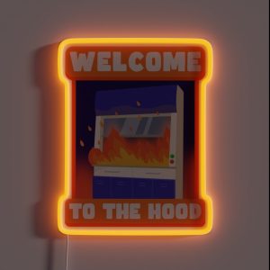 Welcome To The Hood RGB Neon Sign Welcome To The Hood RGB Neon Sign