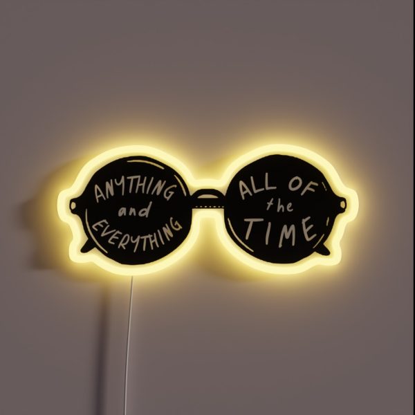 Welcome To The Internet Inside Bo Burnham RGB Neon Sign